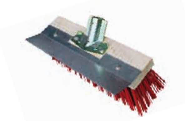 Balai canto PVC 32cm + grattoir - sans manche