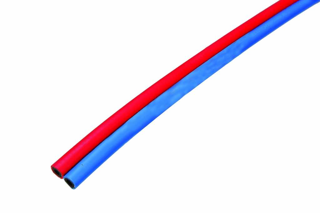 TUYAU JUMELE OXY Ø6,3X13,3MM / AD Ø9,0X16,0MM (25M)