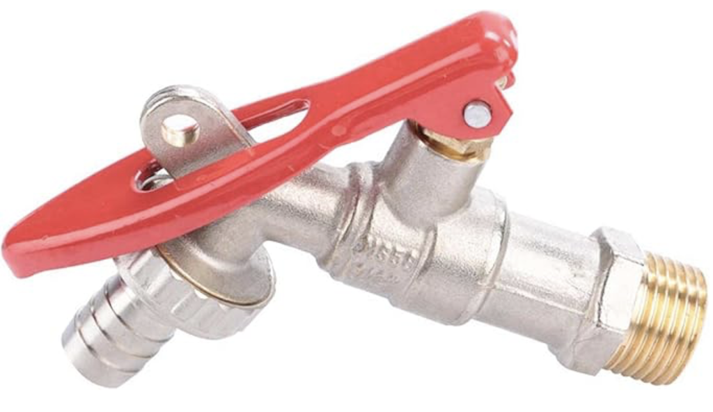ROBINET VERROUILLABLE 1/4 TOUR 15X21 NEZ 20X27 - R15V