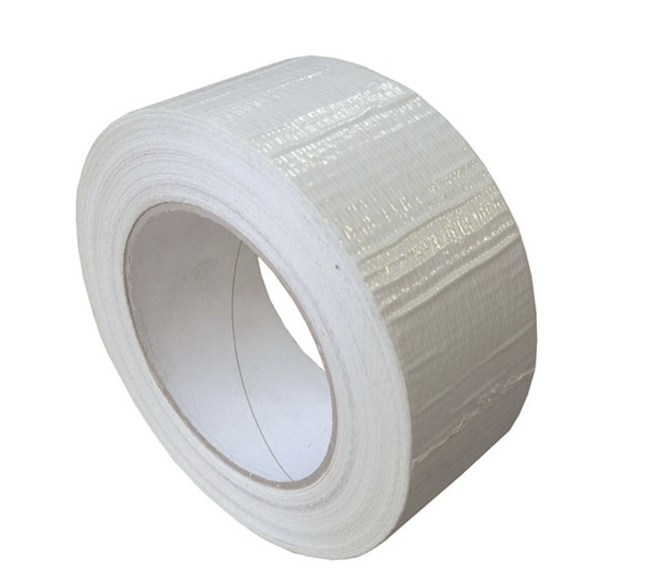 RUBAN ADHESIF TOILE BLANC 48MX45