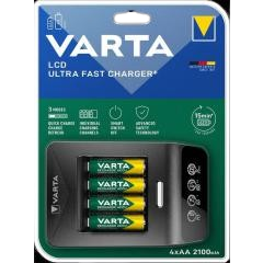 CHARG 15 MIN LCD+AAX 4 2100MAH