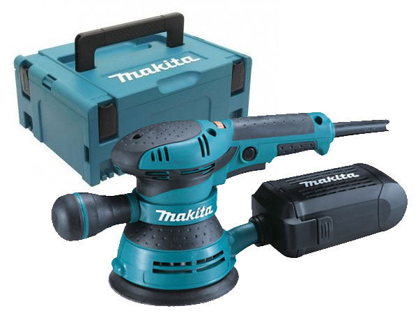 Ponceuse excentrique 300W Makita 125 mm BO5041J - coffret MAKPAC