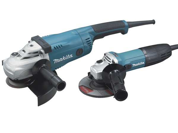 Ensemble de 2 meuleuses d'angle Makita DK0097X1 (GA9020 2200W/GA5030R 720W)