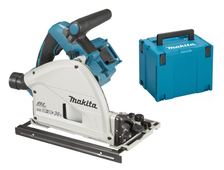 Scie plongeante 36V Makita DSP600ZJ - coffret MAKPAC 4 (sans batterie ni chargeur)