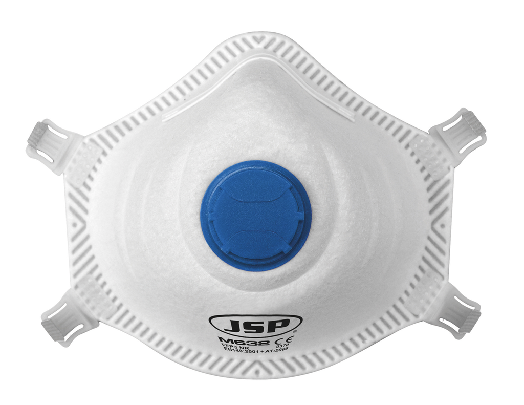 JSP M632 FFP3V MASQUE COQUE JETABLE - BOITE DE 10