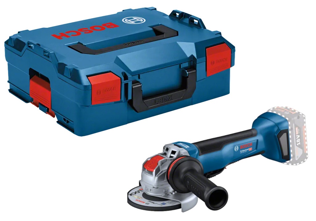 Meuleuse d'angle 18V Bosch GWX 18V-10 P Professional 125 mm (sans batterie ni chargeur) avec L-Boxx - 06019J4201