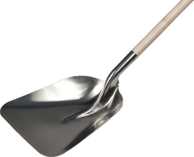 Pelle à neige aluminium 33 cm avec manche bois 130 cm PEFC