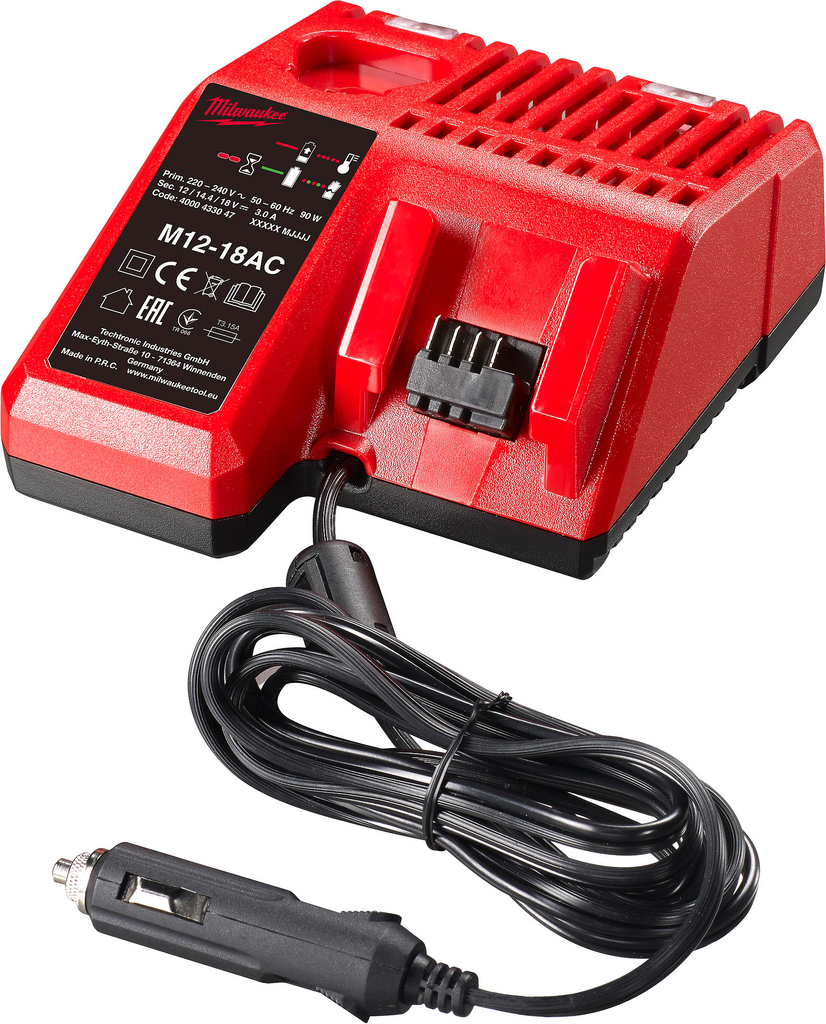 Chargeur Allume Cigare 12 & 18 Volts - M12-18 AC