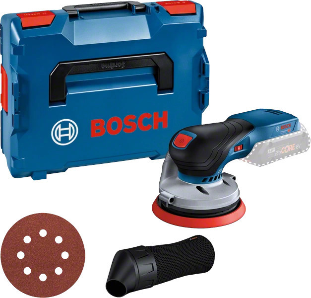 Ponceuse excentrique 18V Bosch GEX 18V-125 - 2 batteries ProCORE 4Ah - chargeur - coffret L-BOXX
