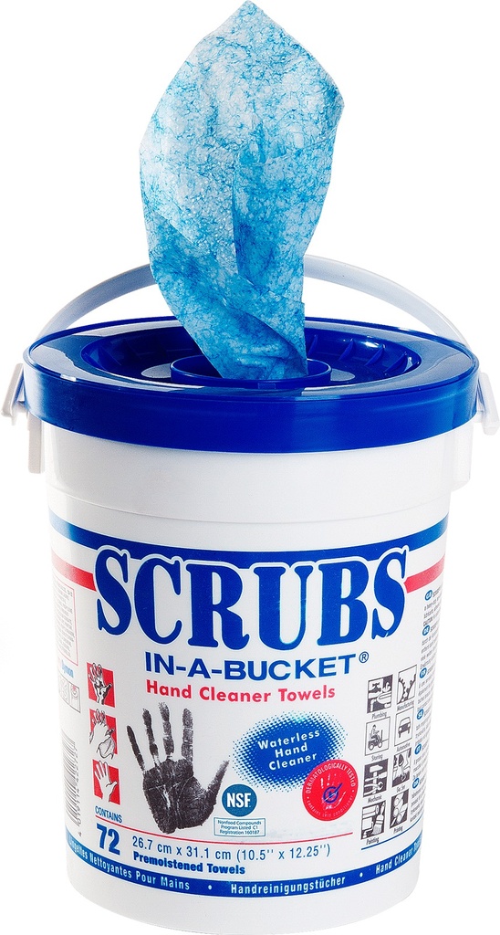 Lingettes désincrustantes nettoyantes Scrubs Jelt - 42272