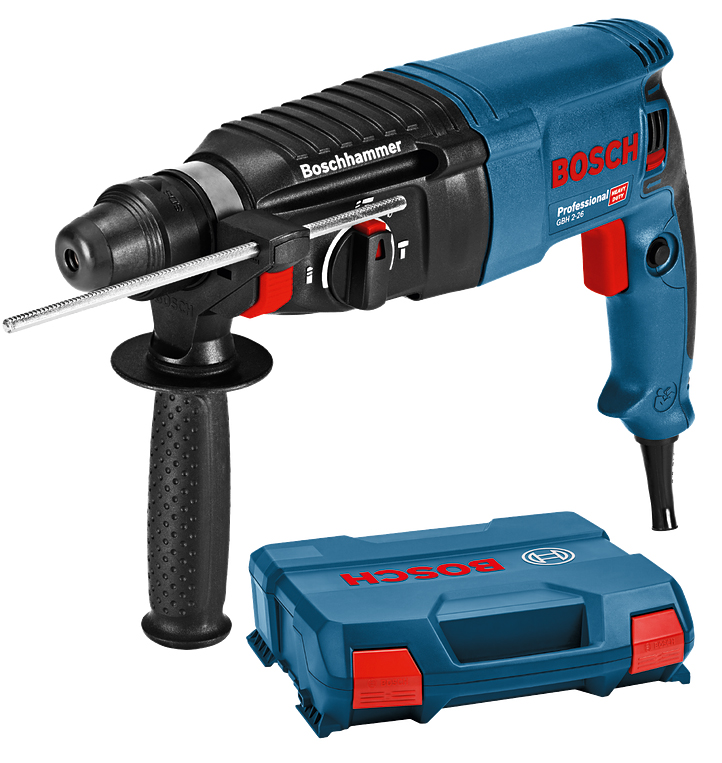 Perforateur-burineur SDS-Plus 830W Bosch GBH 2-26 - coffret L-Case