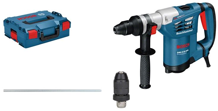 Perforateur-burineur SDS-Plus 900W Bosch GBH 4-32 DFR - coffret L-BOXX - Accessoires