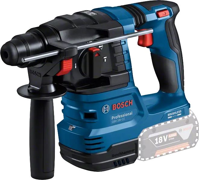 Perforateur SDS-PLUS 18V Bosch GBH 18V-22 (sans batterie ni chargeur)