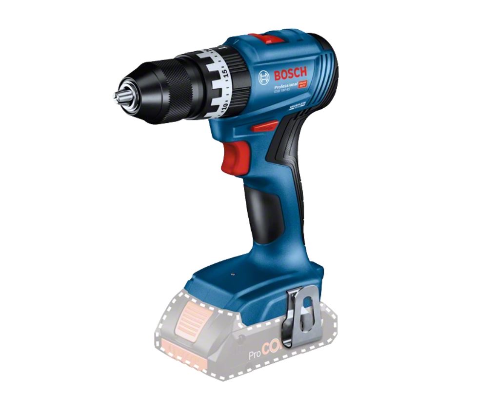 Perceuse-visseuse à percussion 18V Bosch GSB 18V-45 (sans batterie ni chargeur)