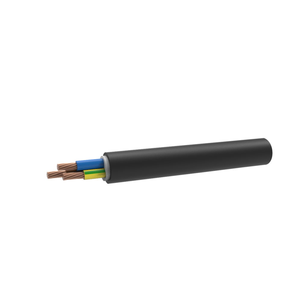 CÂBLE INDUSTRIEL RIGIDE - 100,00 Ml CUIVRE - U-1000 R2V - 3G2.5 - C100