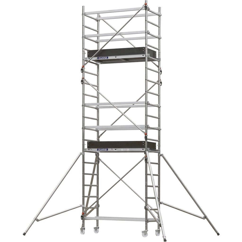 ECHAFAUDAGE ROULANT ALUMINIUM - INITIAL - LONG. 1M40 - HP 3M90 - GC LISSES