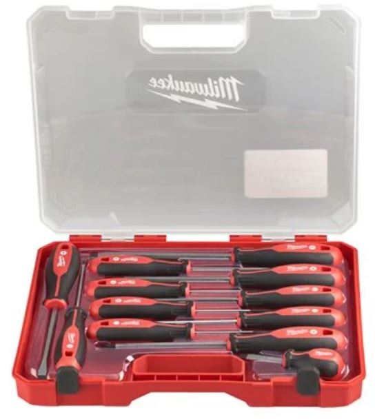 SET DE 12 TOURNEVIS TRILOBE - Blister