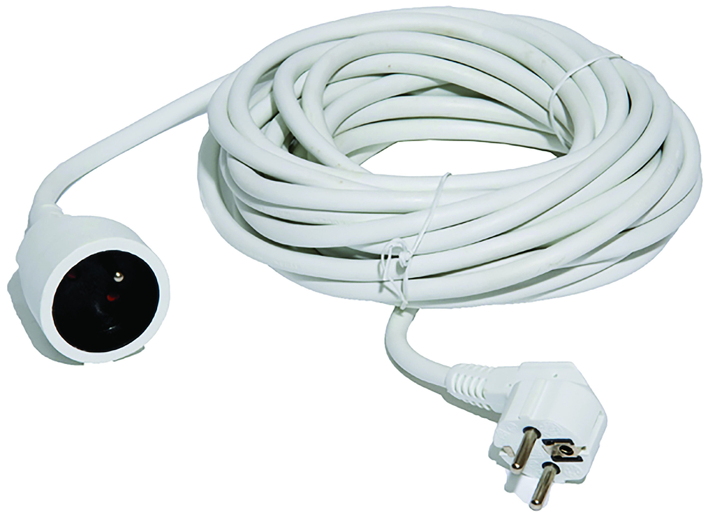 Prolongateur domestique XPERTY blanc H05VVF 3G1,5 16 A 250 V