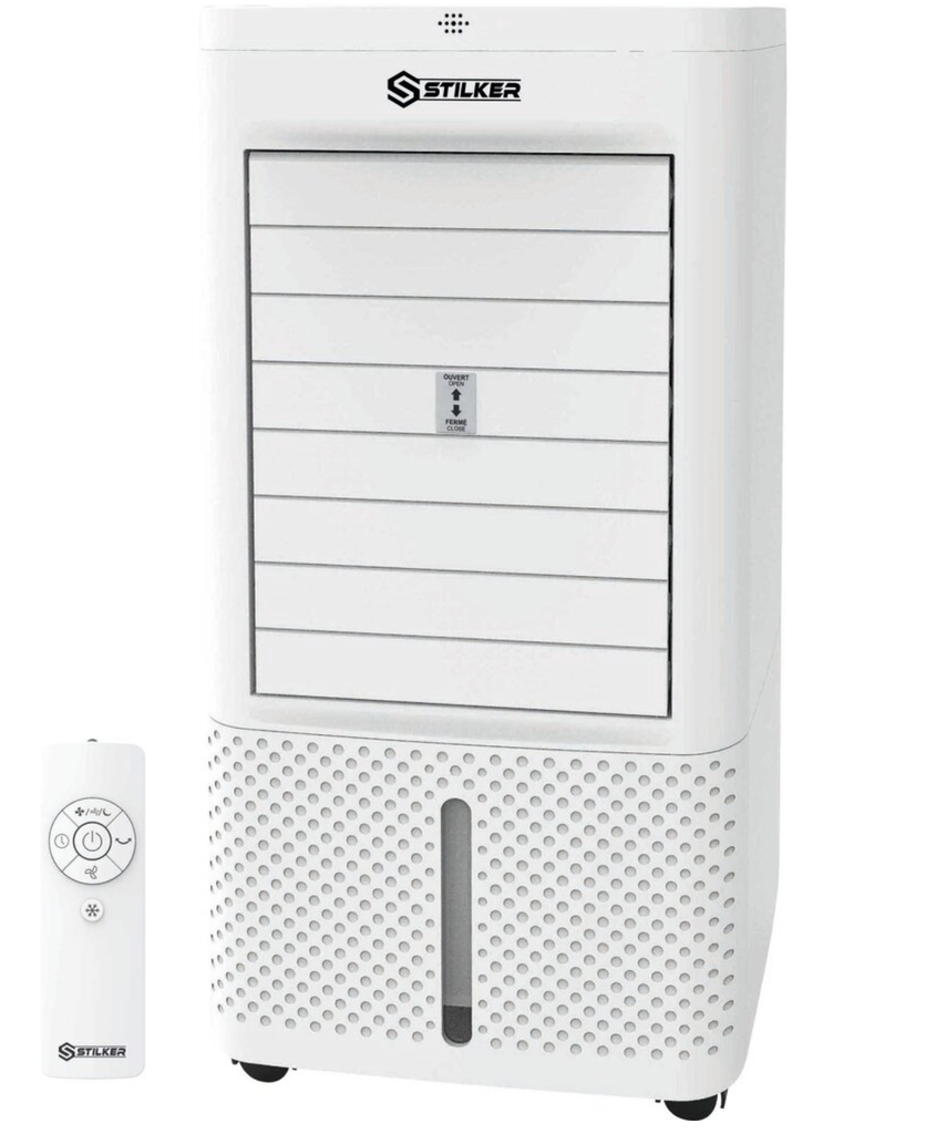 Rafraîchisseur d'air mobile de bureau 60W - 11L - 1575 m³/h - 53981