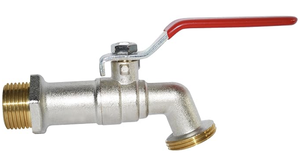 ROBINET 1/4 DE TOUR (SANS RACCORD AU NEZ) ENTREE ET SORTIE 20x27 - 18794