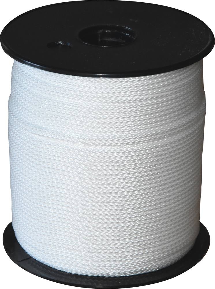 TRESSE POLYPRO BLANCHE 8 FUSEAUX 10MM X 100M - 27110
