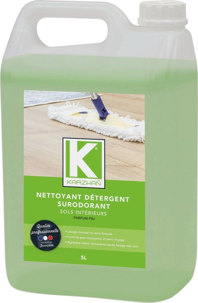 NETTOYANT DETERGENT SURODORANT SOLS PARFUM PIN KARZHAN 5L -58500