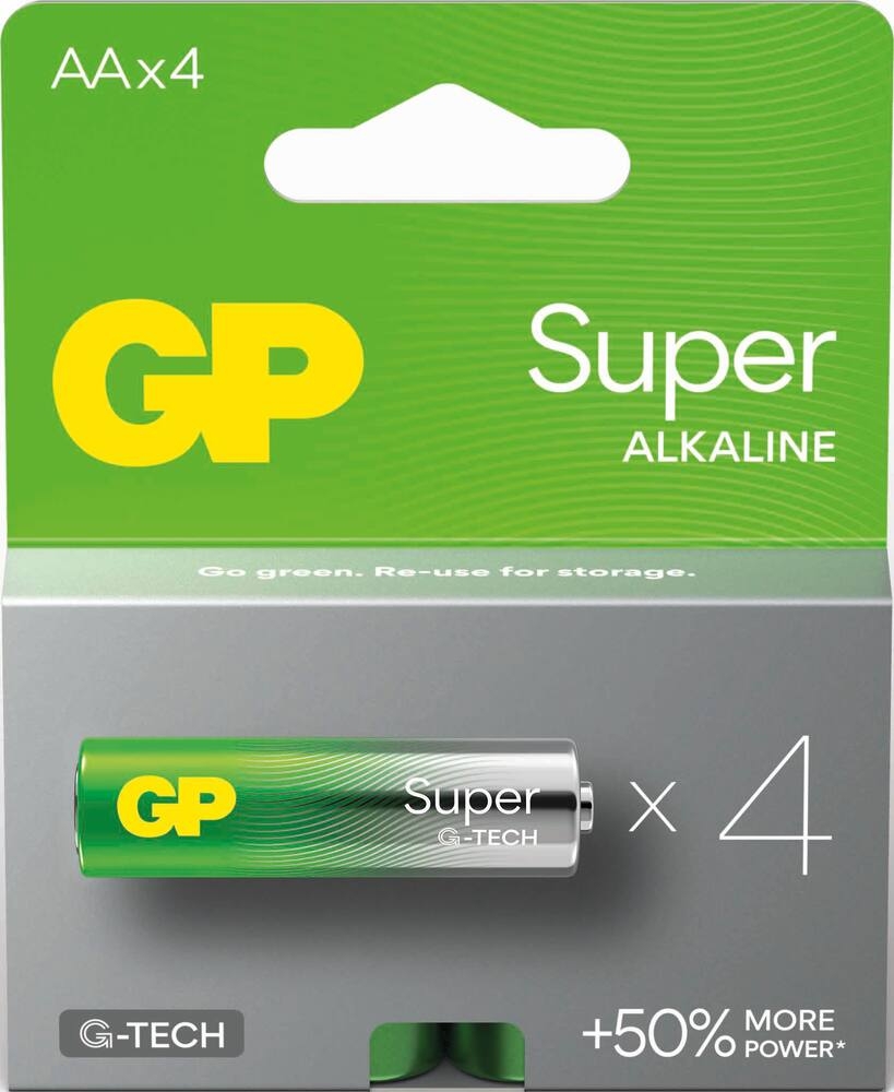 4 PILES AA BLISTER - LR6 - SUPER - 82101