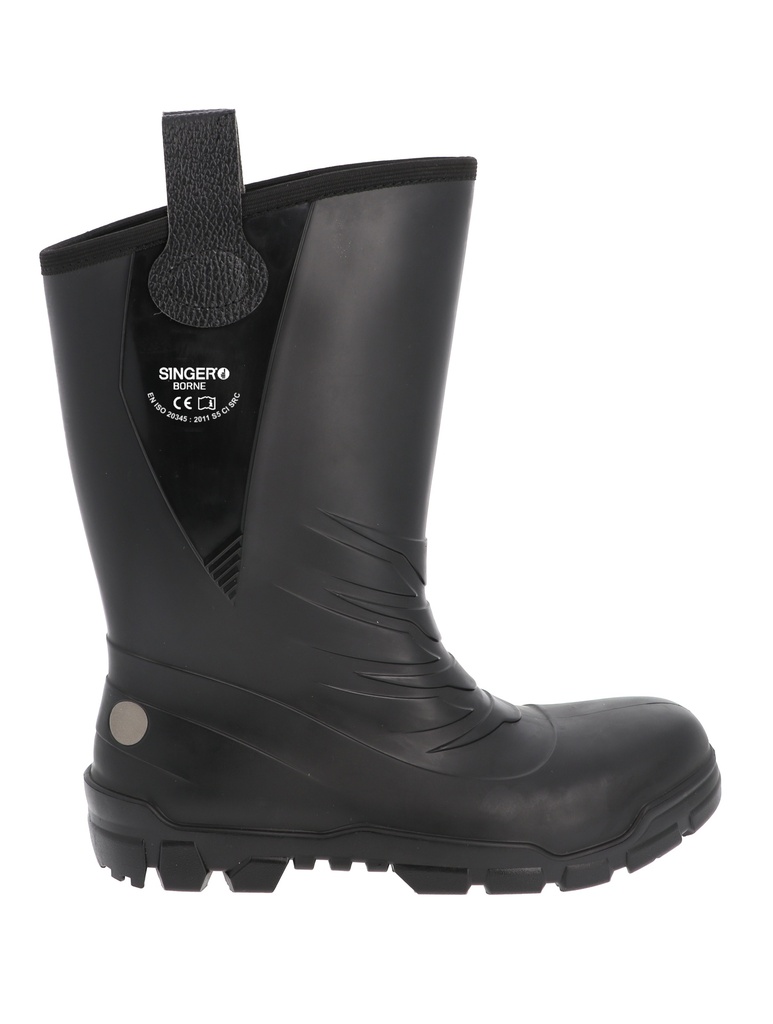 Botte de sécurité hiver. Tige PVC/nitrile. Fourrure polyester. 45