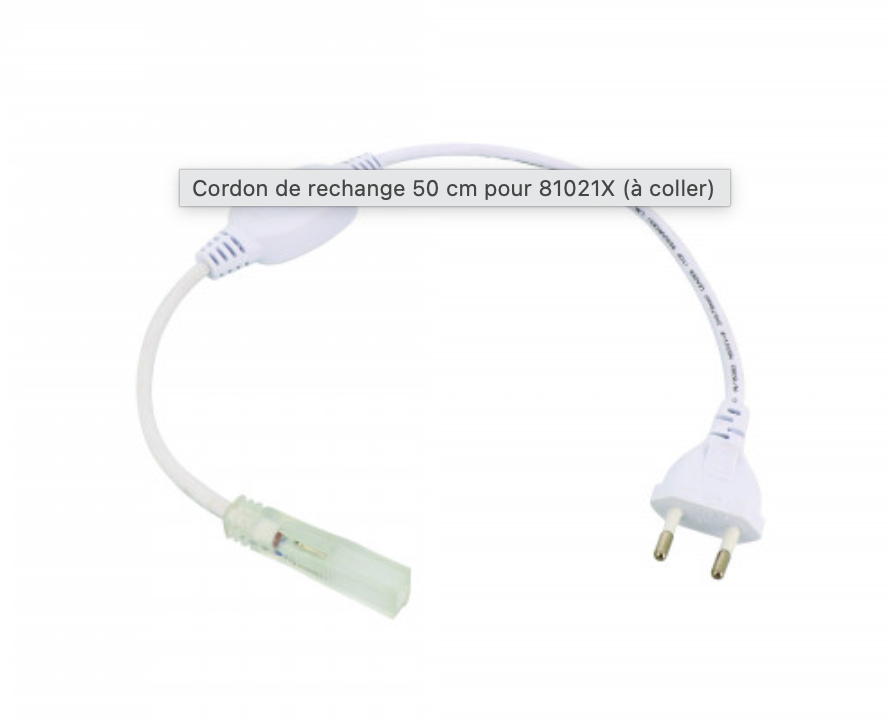 CORDON DE RECHANGE 50 CM POUR 81021X (À COLLER)
