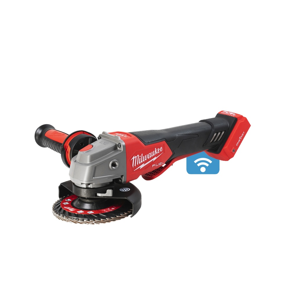 M18 ONEFSAG125XPDB-0X - Meuleuse 125mm FUEL, ONE KEY, Interrupteur Homme Mort, Frein de disque, sans batterie  - HD Box sans batterie ni chargeur