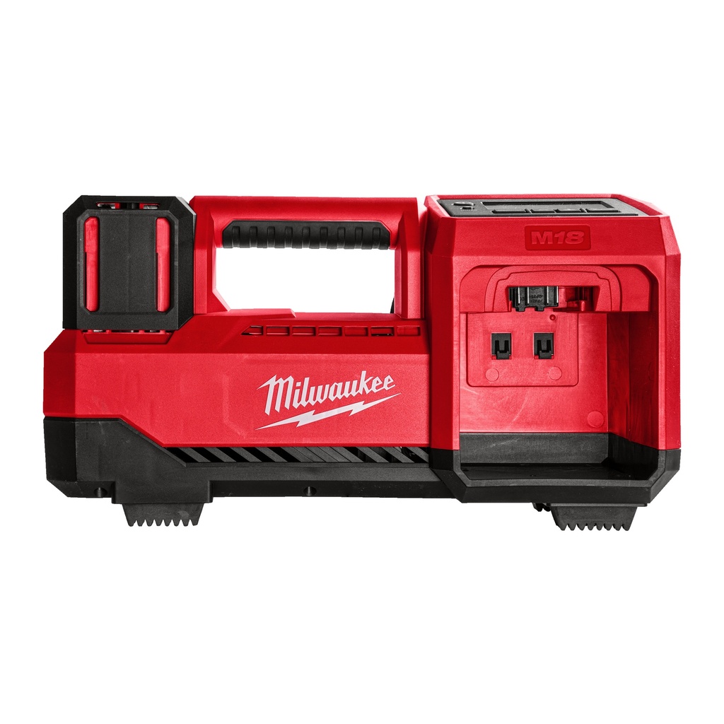 M18 BI-0 - Compresseur-gonfleur 18V, sans batterie - Carton, sans batterie, ni chargeur, fourni avec embouts