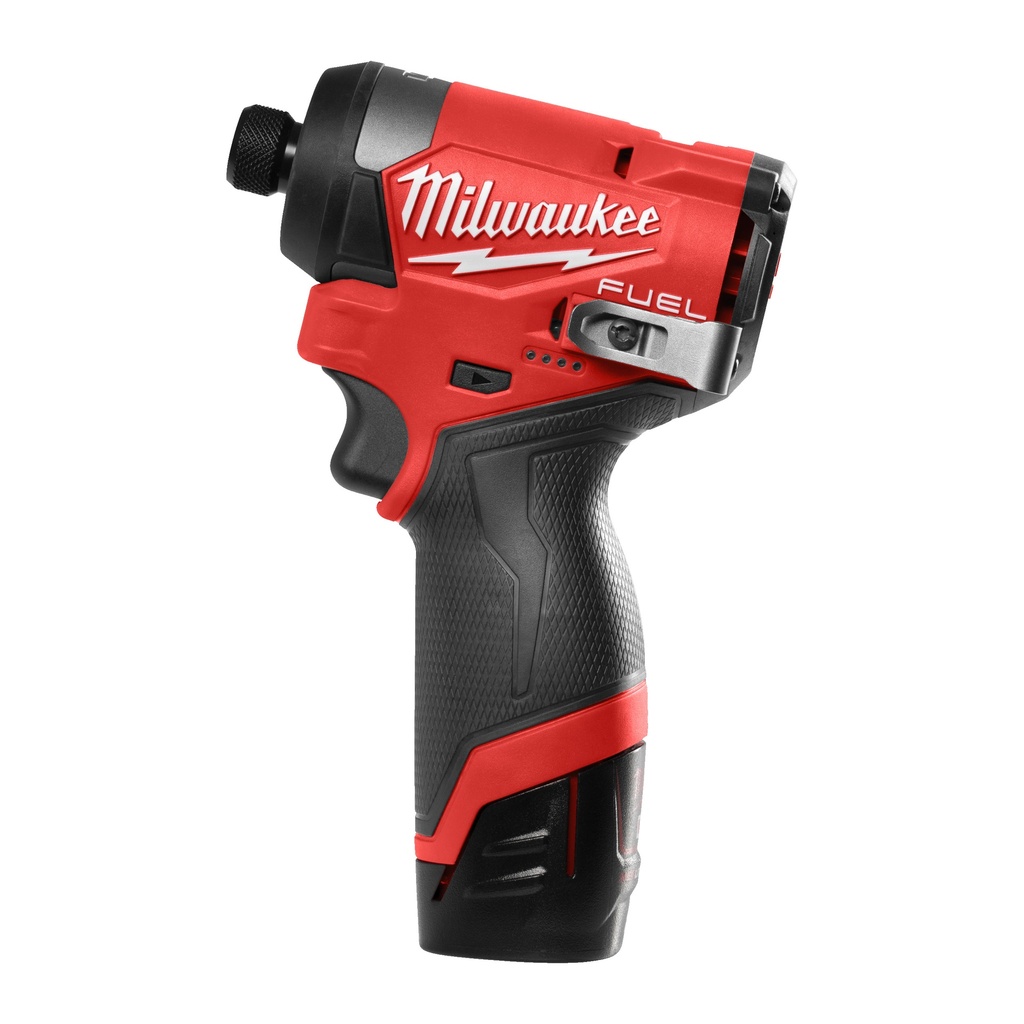 M12 FID2-202X - Visseuse à chocs compacte Hex 1/4" FUEL, 12V, 2Ah, 147 Nm - HD Box, 2 batteries 2Ah Red Li-Ion, chargeur C12C