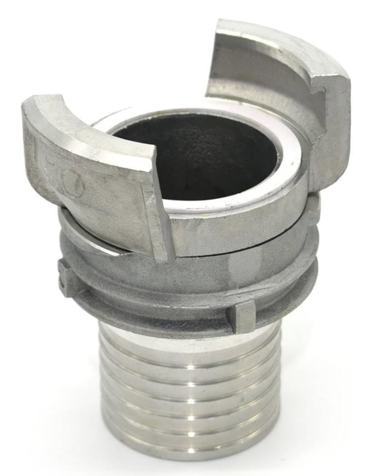 Demi Raccord Guillemin à douille crantée Ø65 embout 63 mm en Aluminium