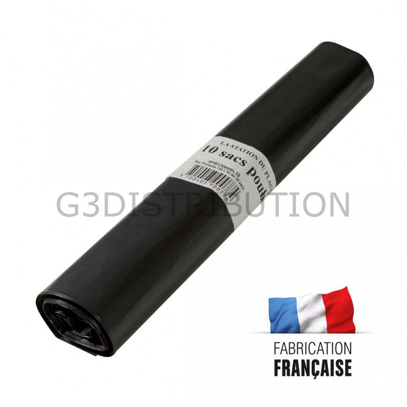 sac poubelle 160L - 10 rlx de 10 sacs