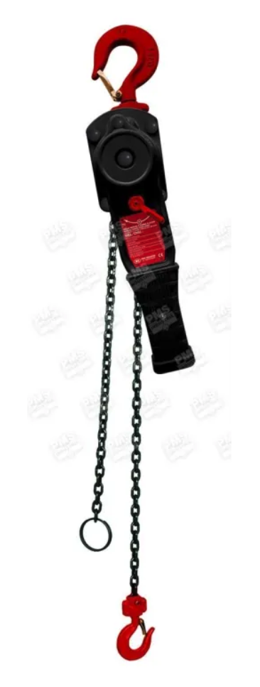 Palan manuel levier gamme PMS + chaîne levage
 CMU (Kg) : 750 Long. chaîne 1,5m