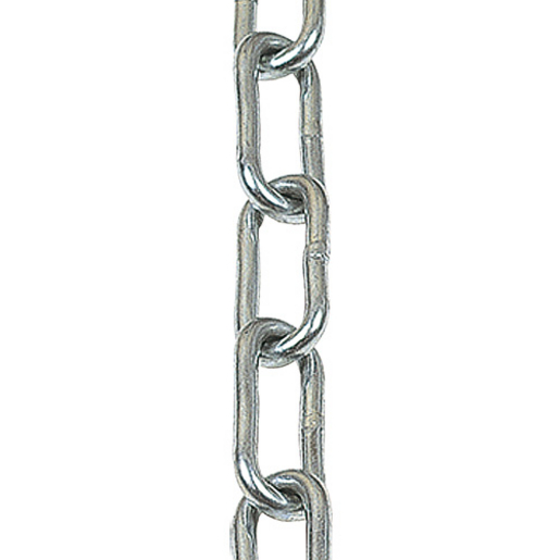 Chaîne dinaire zinge (no levage)Acier galva
 Diam. (mm)8 Rupture (kg)2000