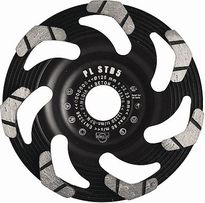 [SAM310498/001] PLATEAU BÉTON MASTER PL STB5 Ø180 AL.22,23.  HAUT. SEG. 5,5MM