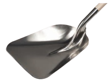[MGS050522] Pelle ALUMINIUM "EUROPE" 29cm 2,5L - Manche bois 120cm