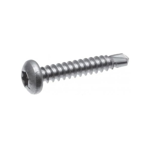 [SCETCX48016] 500 vis autop. acier zingué blanc - tête cylindrique - empreinte TX - Ø4,8x16mm