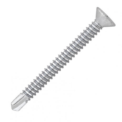 [SCETFX42025] 500 vis autop. acier zingué blanc - tête fraisée 120° - empreinte TX - Ø4.2x25mm