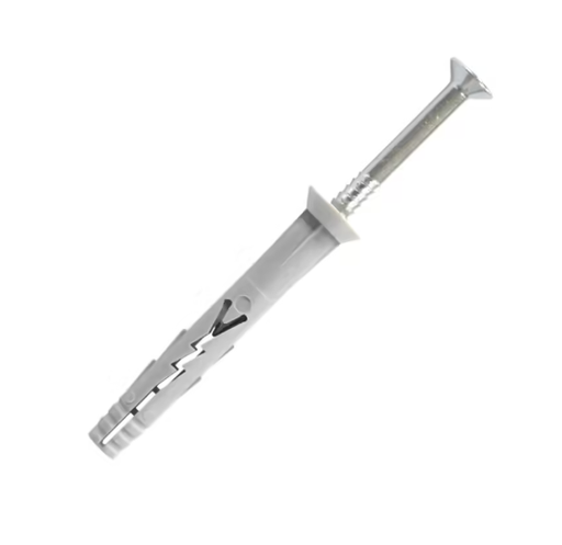 [SCEYZF8120-BC] 100 chevilles à frapper tête fraisée - clou acier zingué - Ø8x120mm