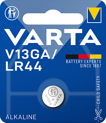 [BRI546630] Pile Electronique V13GA/LR 44. Blister x1