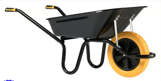 [HAE305000106] BROUETTE AKTIV PREMIUM PEINTE NOIRE ROUE INCREVABLE