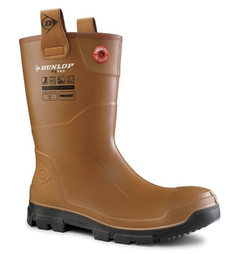 [DUN0462743_42] BOTTE DUNLOP PUROFORT SAFETY BROWN/BLACK TAILLE 42