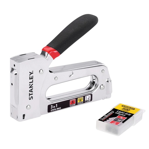 [STANSTHT6-70410] Agrafeuse multifonction 3 en 1 TR120 Stanley acier
