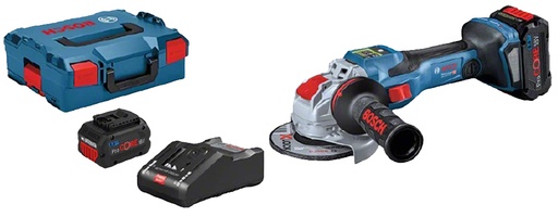 [BOS06019H6501] Meuleuse Bosch Biturbo X-Lock 18V GWX 18V-15 SC - 2 batteries 8Ah - chargeur - coffret L-BOXX