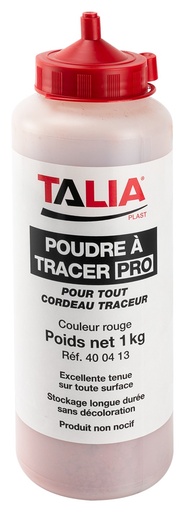 [TAL400413] POUDRE A TRACER ROUGE 1000G