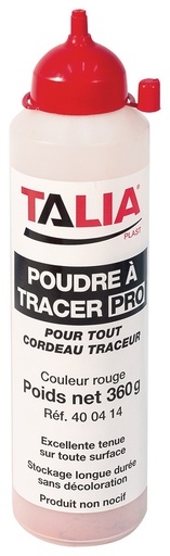 [TAL400414] POUDRE A TRACER ROUGE 360G