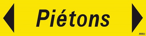 [TAL620080] PANNEAU "PIETONS" 800X200mm (PP ALVEOLAIRE)