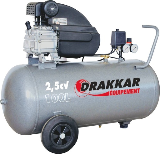 [DRA3373270006810] 11232 - COMPRESSEUR 100L COAX. 2.5 CV MONO 8B